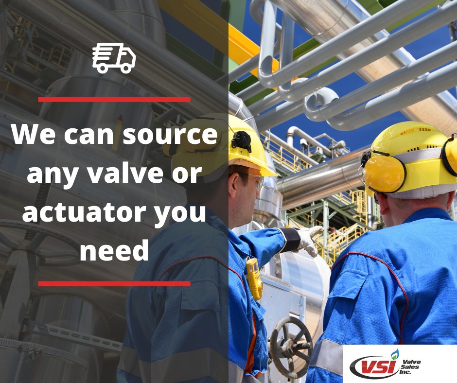 Valve Sales Inc. on Twitter "VSI can source any valve or actuator you