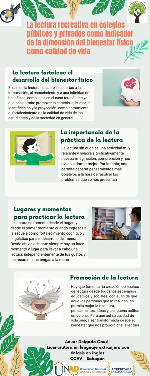 anuar_C12's tweet photo. La lectura recreativa en colegios públicos y privados como indicador de la dimensión del bienestar físico como calidad de vida 
@ElOIRdelaRegion 
@LisPp83 
📚

#SERVICIOSOCIALUNADISTAENCASA https://t.co/rqZpIiF7D8