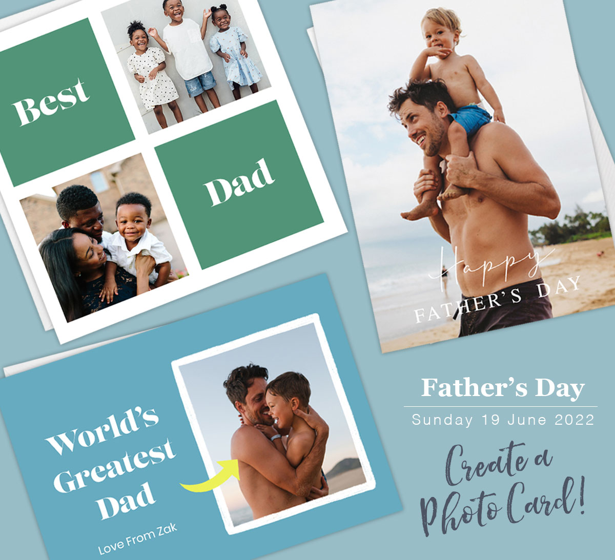 PostSnap's tweet image. 💛 Create a unique Father's Day card this year ➡️ upload a great photo, write a personal message and leave the rest to us...order now and schedule delivery for Father's Day! 🌟 bit.ly/3NPxAFu
#postsnap #fathersday2022 #fathersdayideas #fathersdaycards