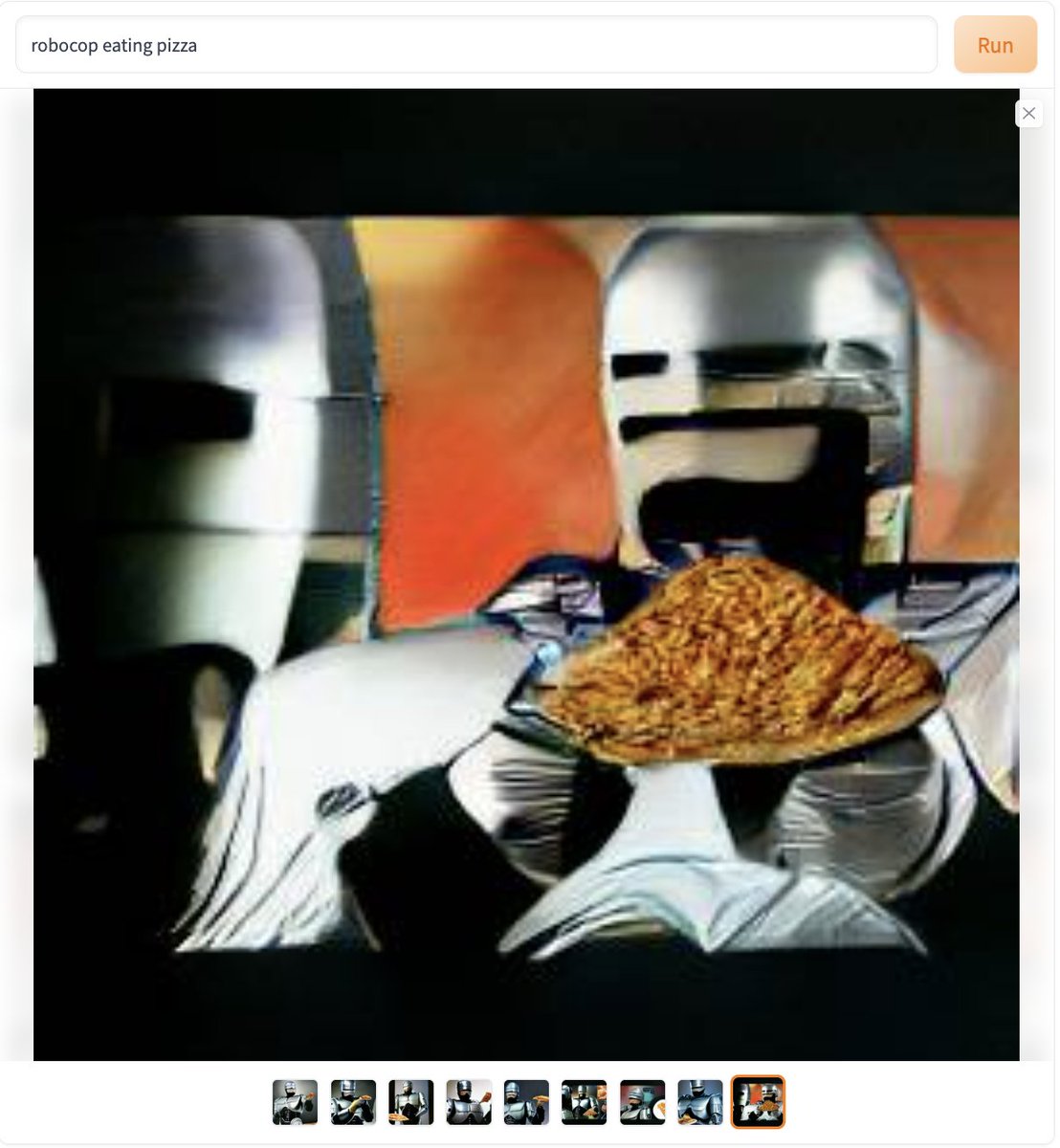 Fair enough.

#dalle #robocop #pizza