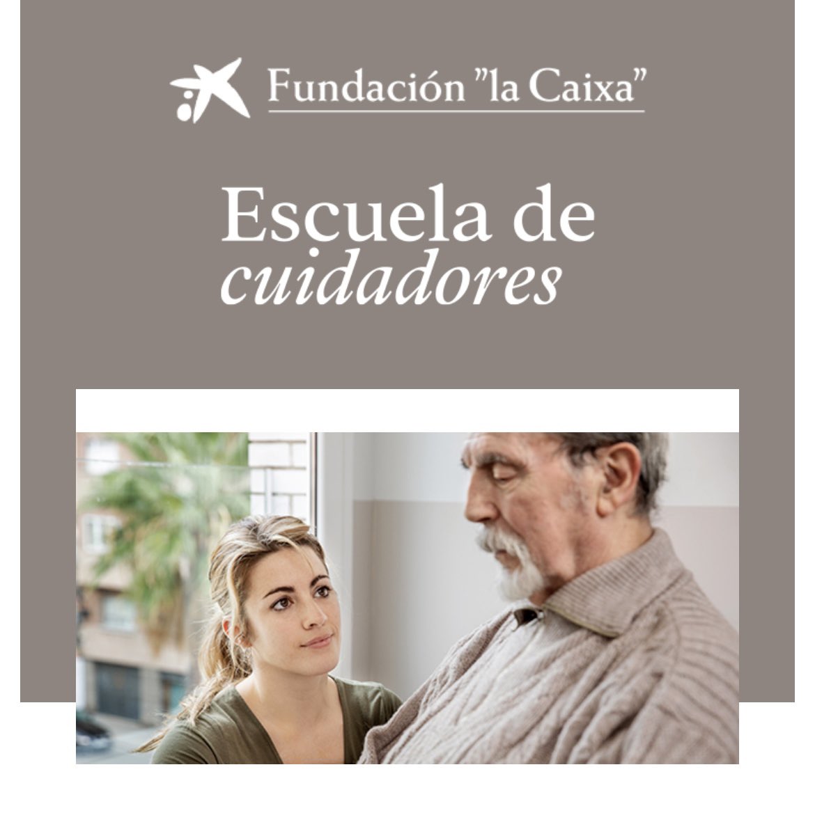 MirianMateos_'s tweet photo. En @FundlaCaixa ofrecemos talleres virtuales gratuitos para personas cuidadoras, apúntate!  #personasmayores #cuidadores #formacion https://t.co/3Bvrj0KfJ4 https://t.co/JTUkj5GSsa