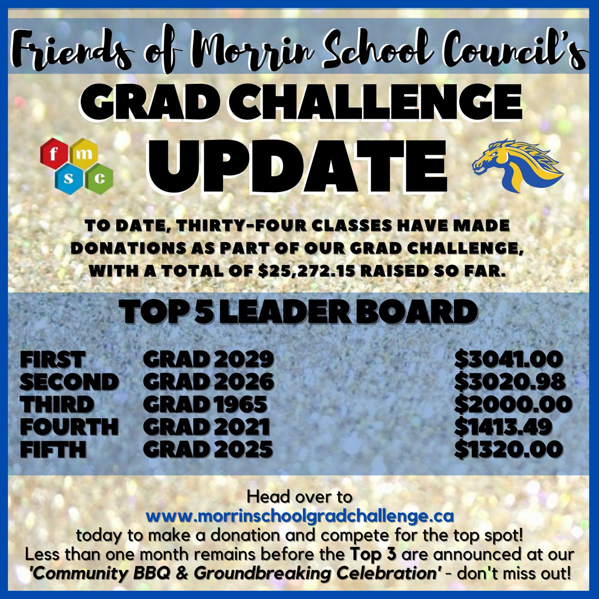 MdmSandy's tweet image. Deadline of June 17th. Go to morrinschoolgradchallenge.ca to find your Class photo.  It's a battle of the grad years!