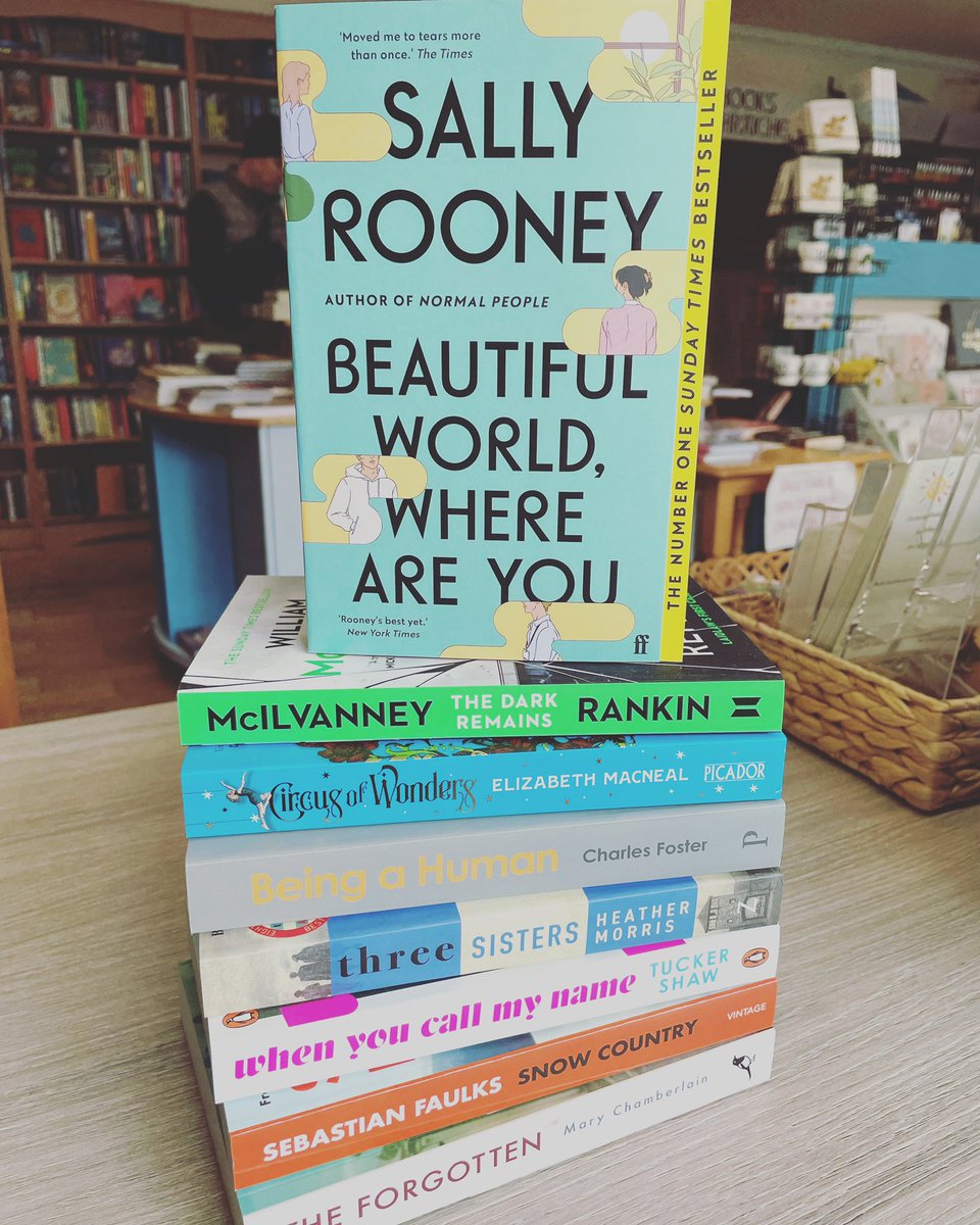 IsleofSkyeBooks's tweet photo. Looking for a new story to immerse yourself in? Here are a few books that have been released this month, which are now all available in paperback!
#BeautifulWorldWhereAreYou #ThreeSisters #CircusofWonders #TheDarkRemains #SnowCountry #WhenYouCallMyName #BeingaHuman #TheForgotten https://t.co/bwWLuN7cXS