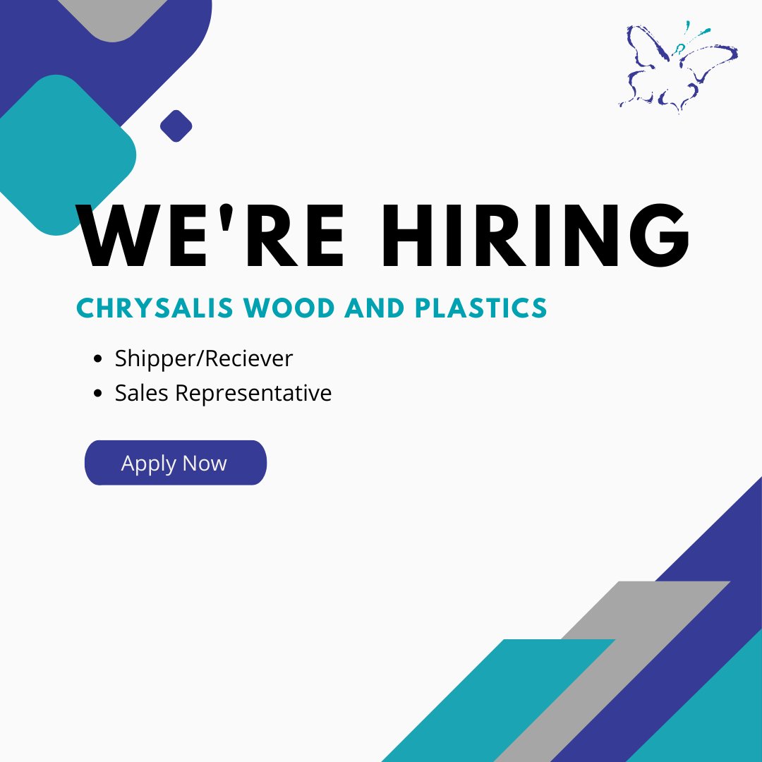 Do you want to join our team? We have employment opportunities in our society and our social enterprise businesses! #hiring #jobopportunity #disabilityadvocate #joinourteam #makeanimpact