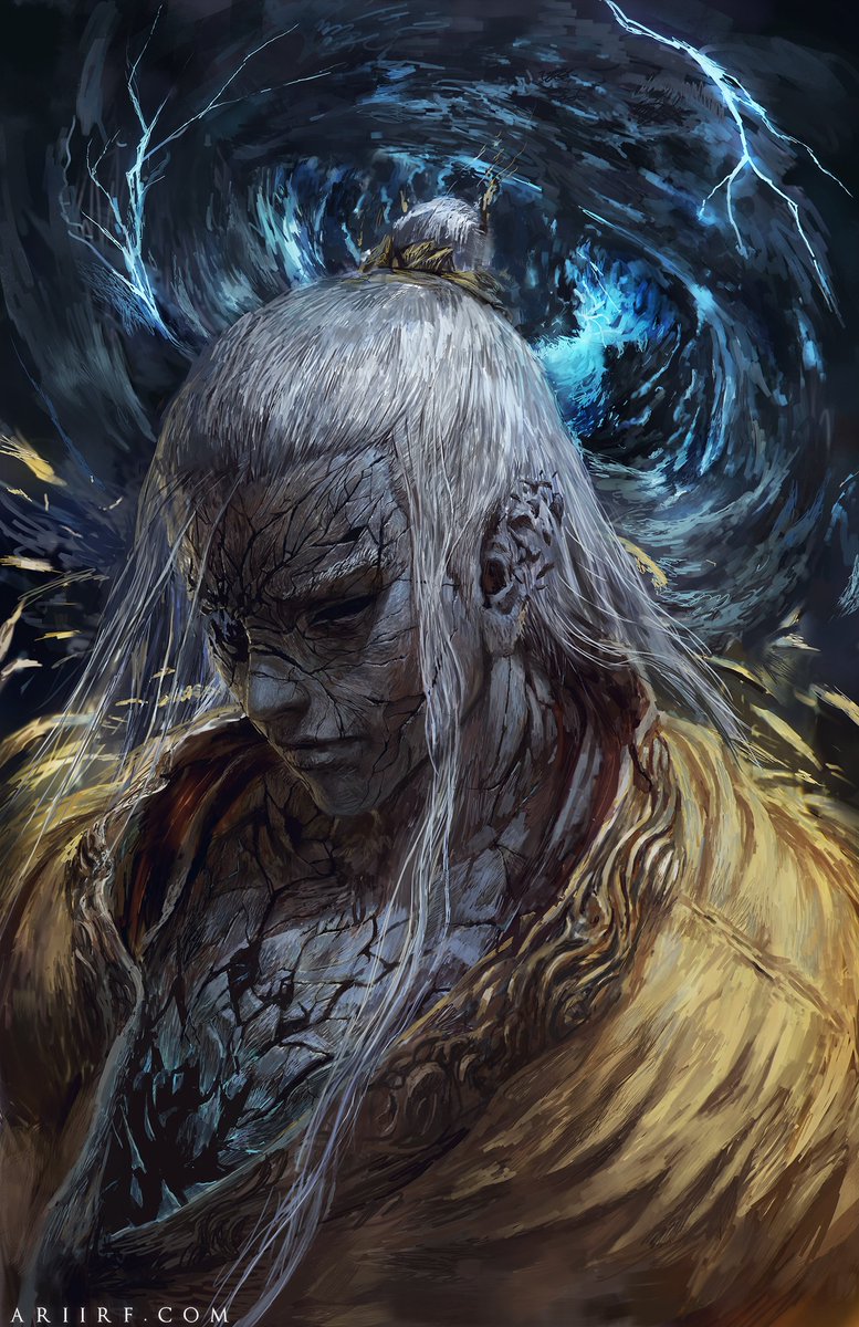 AriIRF_'s tweet photo. The last Shard of Roshar is done! 

Dead Honor.
My take on Tavanast. From the fantastic series The Stormlight Archive by Brandon Sanderson.
#art #Paintings 
https://t.co/85oNMTdTem https://t.co/dQtTebB2EV
