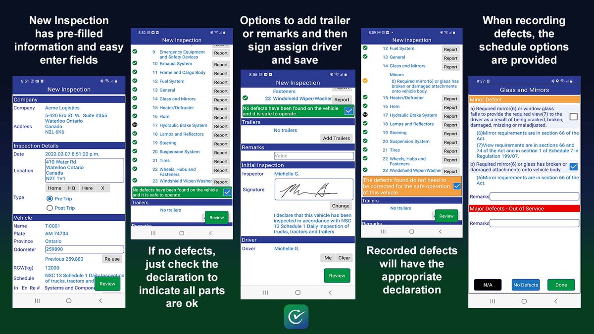 ReadyChek's tweet image. #DYK Recording inspections can be quick and easy.  Find out how with your 30 day free trial by signing up at ReadyChek.com

#pretrip #inspectionscanbeeasy #readychekgo #roadsafety #compliance #thursdaymotivation