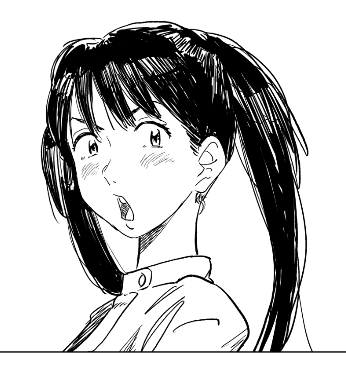 手本がないとうまく真似られなかったw 