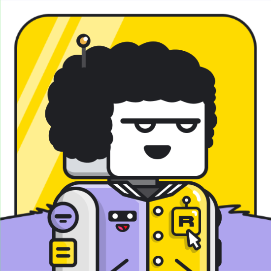 Nen16's tweet photo. Do I look great? Beep Boop! 💛💜
#DressUpForRarible https://t.co/NNQxHfHmTq