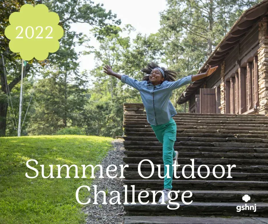 The 2022 Summer Outdoor Challenge has launched! ☀️😎 Complete enough activities to earn 100 points and bring your list to any GSHNJ council shop to buy your patch. gshnj.org/patch-programs #summer #challenge #girlscouts