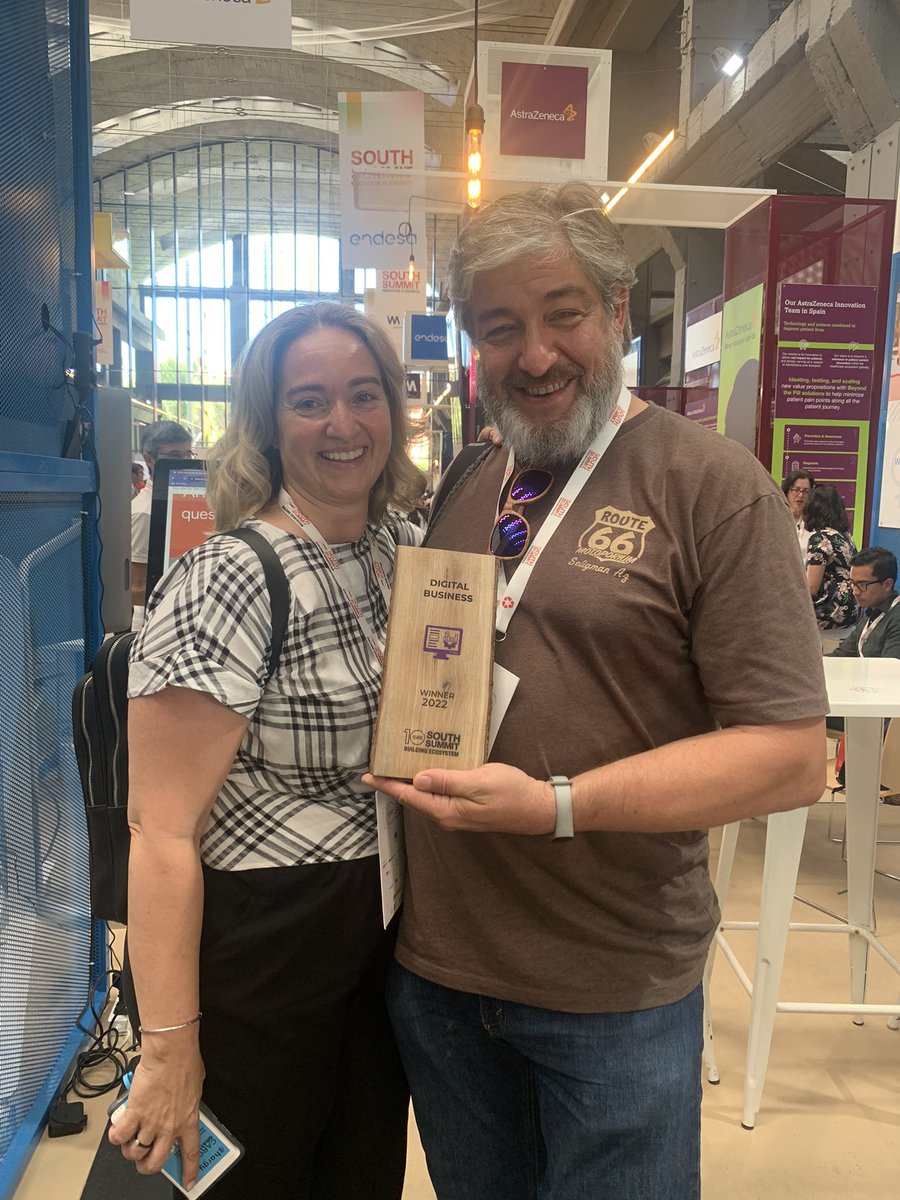 usyncro's tweet photo. Digital Winners! @south_summit #SouthSummit22
Thank you all that support us!
#Logisticswithnolimits #innovation https://t.co/Oixithu4n9