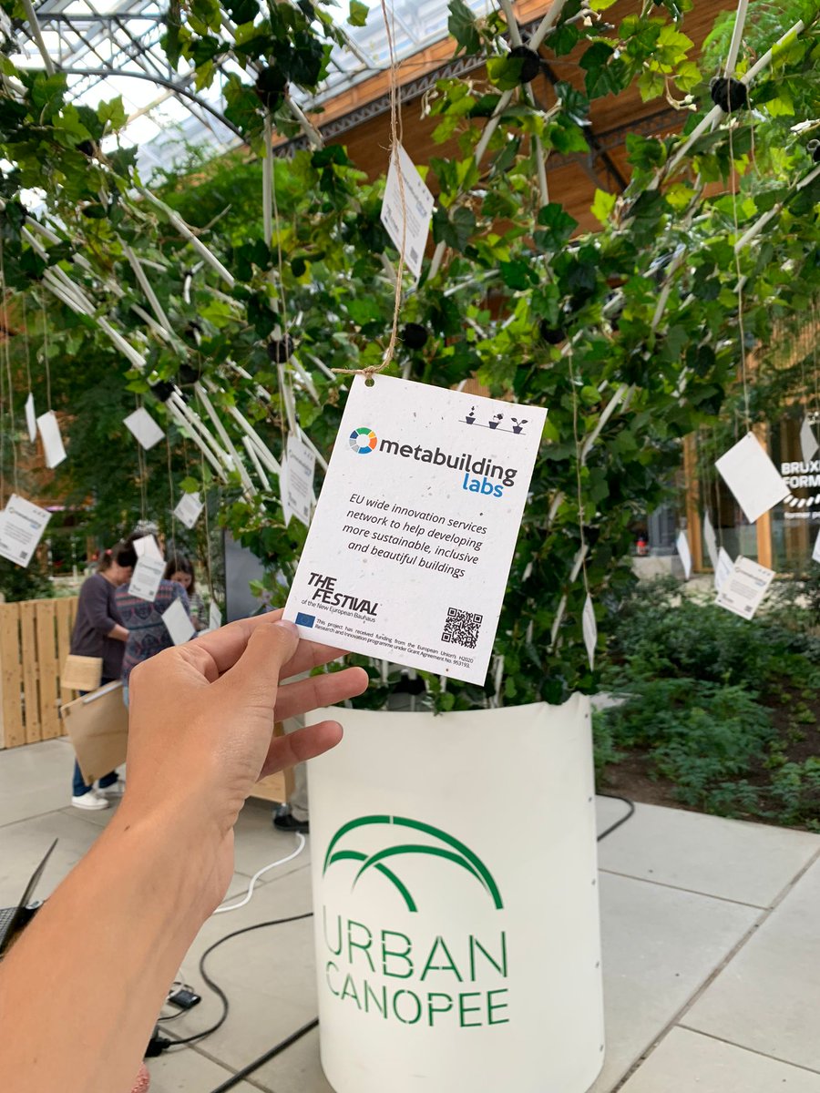 metabuilding's tweet photo. Visit #Booth37 at the #NewEuropeanBauhaus FESTIVAL❗
👉#METABUILDING LABS👩‍👩‍👧"Red Team" will let you "HARVEST" our message from the @UrbanCanopee #innovative "Greening Solution". 🌿🌱
👉We look forward to seeing you❗😀
#Construction @EU_Commission #EUGreenDeal #EuropeForCulture https://t.co/EPYdpsxa7t