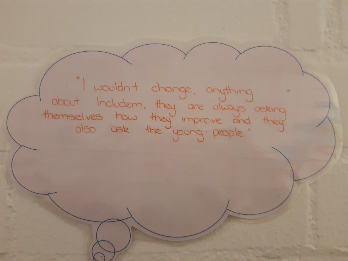 includemPO's tweet photo. Includem Participation team are on tour this week. Last night in our Aberdeen office, today in Glenrothes!
❤ this feedback from people @Includem2000 supports in Fife. https://t.co/g4kXtbexHh