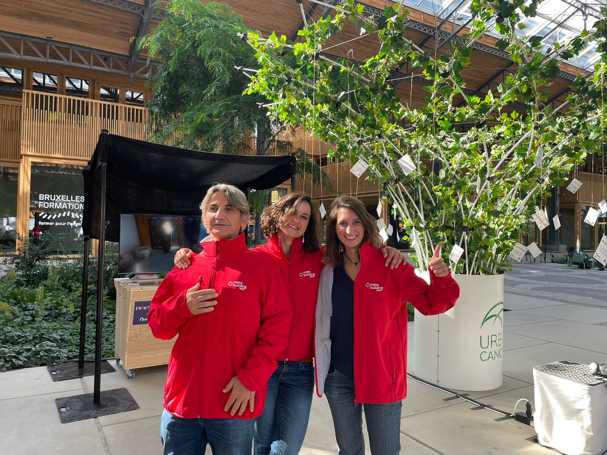 MBLabsProject's tweet photo. Visit #Booth37 at the #NewEuropeanBauhaus FESTIVAL❗
👉#METABUILDING LABS👩‍👩‍👧"Red Team" will let you "HARVEST" our message from the @UrbanCanopee 
 #innovative "Greening Solution". 🌿🌱
👉We look forward to seeing you❗😀
#Construction @EU_Commission #EUGreenDeal #EuropeForCulture https://t.co/wjLGitqHXE