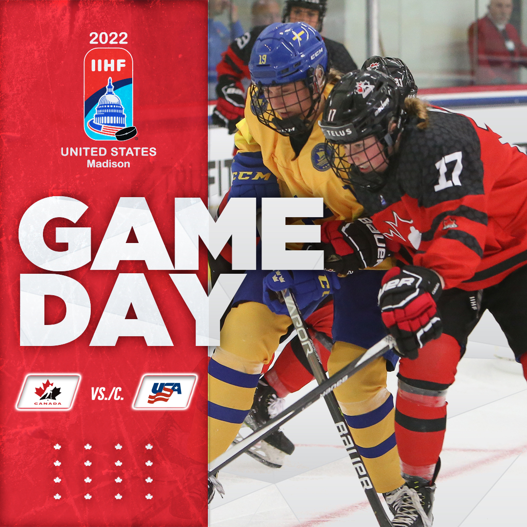 GAME DAY! Closing out prelims with a 🇨🇦🇺🇸 showdown.
 
⏰ 9 p.m. ET/6 p.m. PT
📺 <a href="/TSN_Sports/">TSN</a>
📊 hc.hockey/WU18Stats0609
 
#U18Worlds | <a href="/IIHFHockey/">IIHF</a>