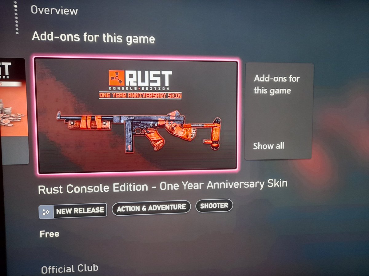 RustXboxEdition's tweet photo. Go to the add on section for rust and you'll be able to download it from there. 😊 https://t.co/atUSCoXX7q