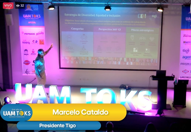 marcelocataldo's tweet photo. Gracias @uammanizales por invitarme a ser parte de #UAMToks. Qué gran espacio para hablar del rol que tienen la diversidad, la equidad y la inclusión en la innovación empresarial. #PorUnMundoSinEtiquetas https://t.co/rePARJL3Rg