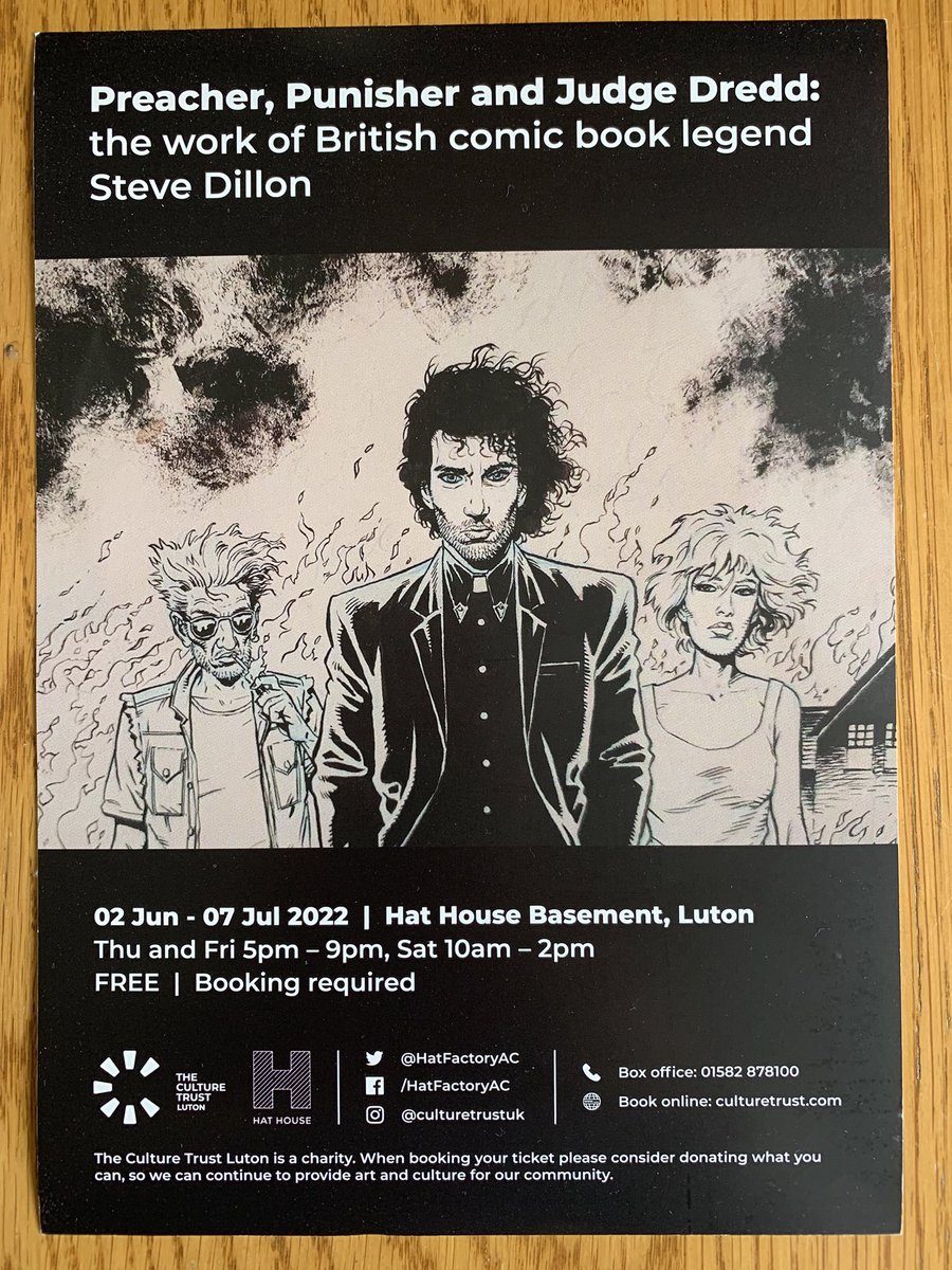 SDillonExhibs's tweet photo. 🙌🙌 #roguetrooper #judgedredd #punisher #preacher #luton #stevedillon #ComicArt #exhibition https://t.co/VmPLudkBFA