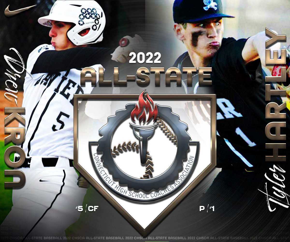 Congratulations to our 2 All-State guys!!
Drew Kron (CF) and Tyler Hartley (P)