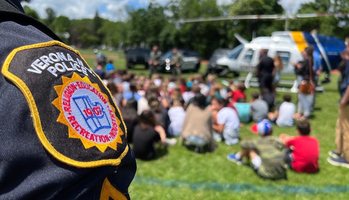 The Verona Police Department’s annual “Police Day”, for HBW Middle School 6th grade students. #vpd #veronapolice #veronapd #PoliceDay #DARE