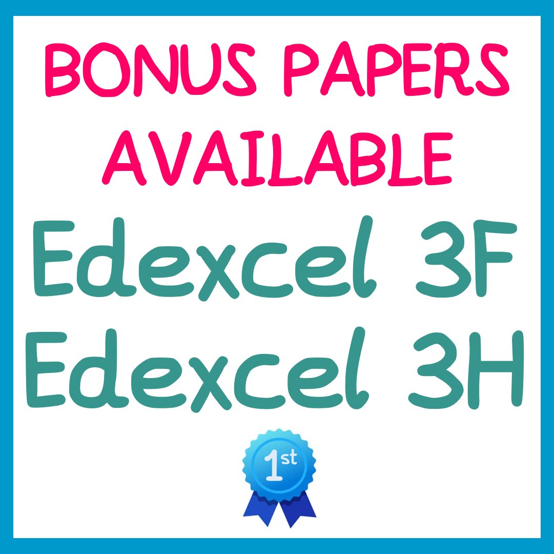 1stclassmaths's tweet image. Bonus papers for Edexcel. Please share!
I have teamed up with Hannah Kettle for the solutions. She will be doing them live on TikTok on Saturday evening. Please encourage students to come along to mark their work!
drive.google.com/drive/folders/…
#gcse #maths #edexcel #revision