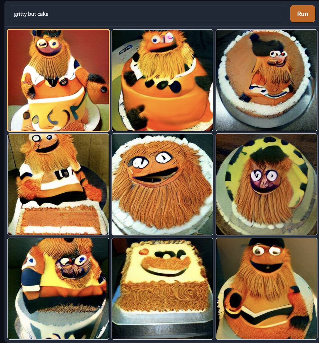 Gritty, but cake.