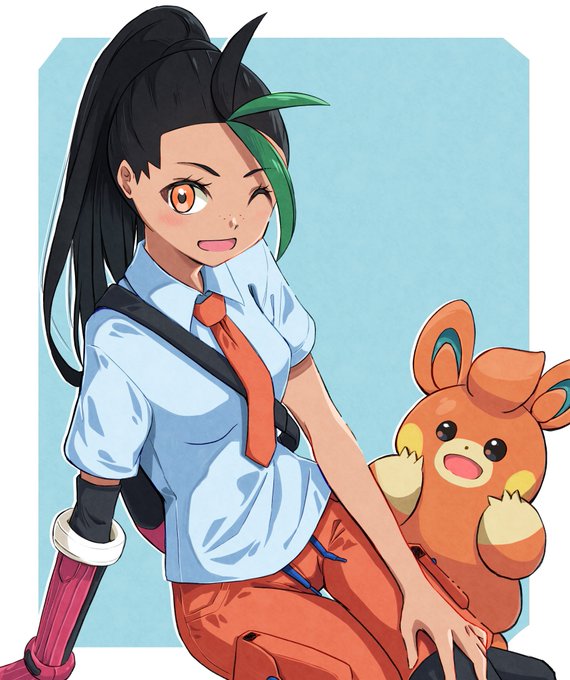 今日のお絵描き
ポケモンSVからネモとパモ
まだ全然新しいキャラもポケモンも名前覚えられない😅 
