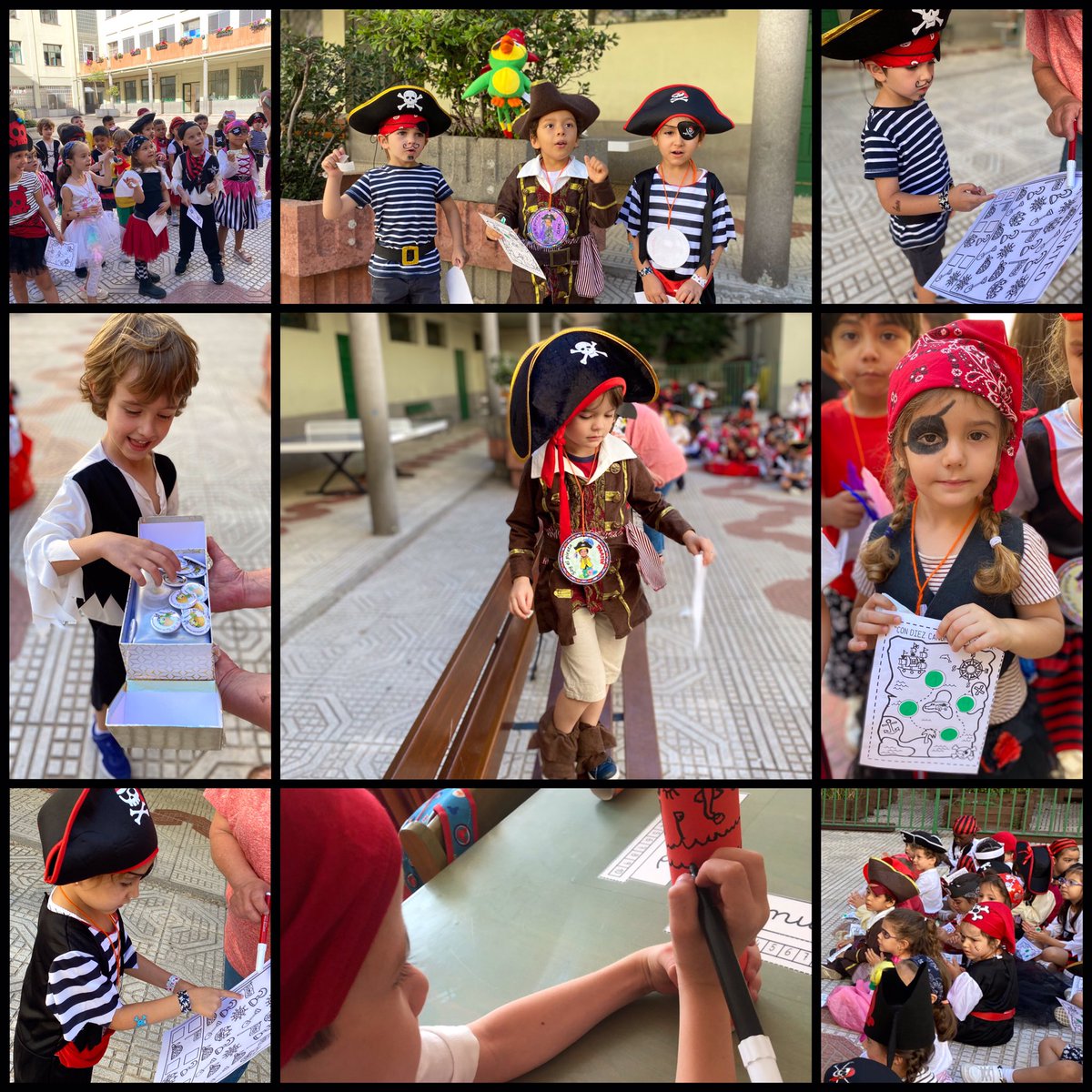 nazaretoporto's tweet photo. Gran gymkana pirata hoy en #4años. #MOMENTUM de poner en juego las #Inteligencias en el #ProyectoAutodirigido “Con diez cañones por banda…” https://t.co/9iQcd1uYSQ