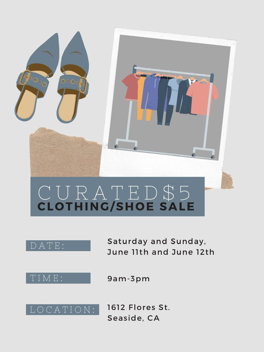 BarlitaB's tweet photo. Hi everyone! My cousin in law is hosting a curated clothing/shoe sale this weekend from 9am-3pm. All proceeds will go to help lay her mom to rest. 🤍 feel free to stop by if you’re unable to pls share 🤍 https://t.co/E503BaFwaT