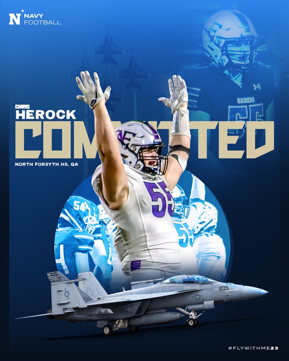 herock_chris's tweet photo. Excited to announce that I have committed to @NavyFB! Go Navy beat Army! #AGTG @D_WallCoach @NFHS_FB_Recruit https://t.co/m2VNctdsTT