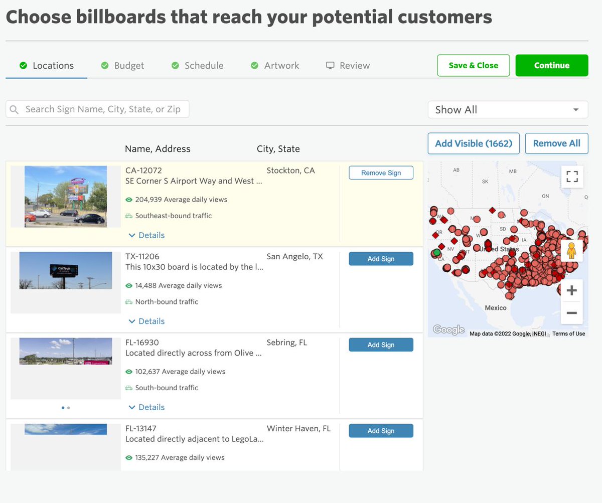 Just one more billboard