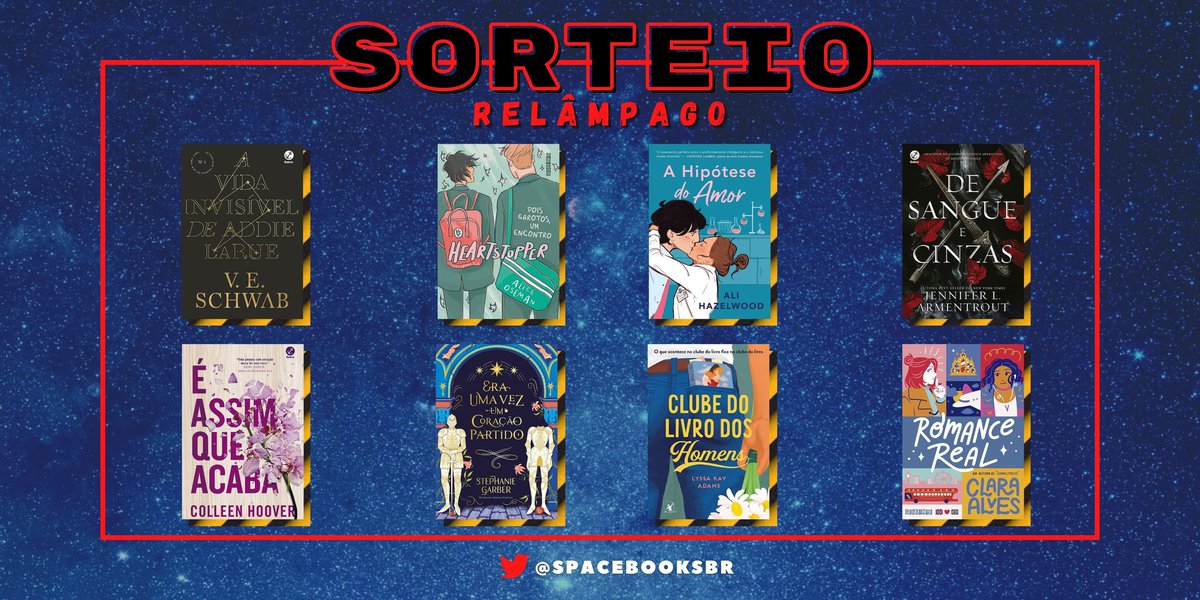 querolivrosbr's tweet photo. 📚⚡ SORTEIO RELÂMPAGO² ⚡📚

🏆 GANHE UM LIVRO DENTRE AS OPÇÕES

REGRAS:
• Dar RT nesse post
• Dar RT no fixado

🗓️ SÁBADO 11/06 https://t.co/umF7McEl4g