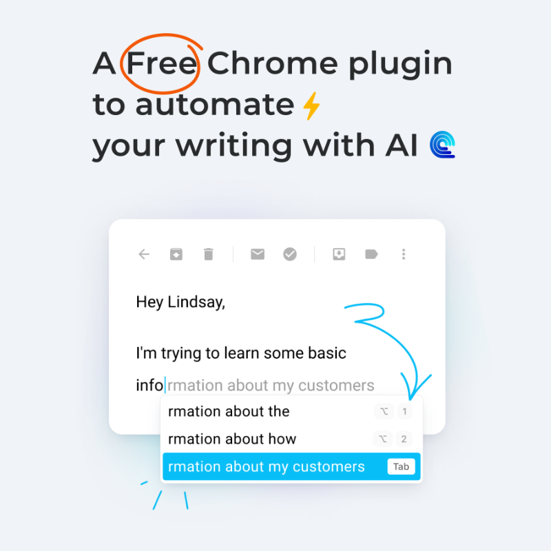 c_omposeai's tweet photo. Free Chrome extension that cuts your writing time by 40% with AI-powered autocompletion. 
Install for free https://t.co/ggb9jkzRvg