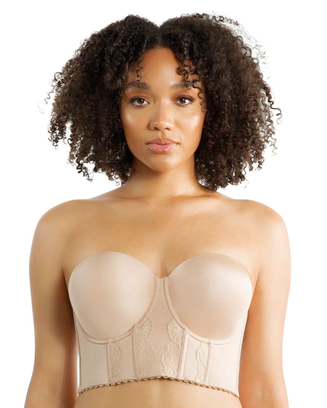 Hourglass Lingerie on X: PARFAIT ELISSA 50116 EUROPEAN NUDE BUSTIER BRA  stylish, strapless, longline bra with light foam, smooth cups.   / X