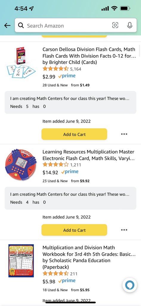 SciPiHarvey's tweet image. Another thing we need this summer for our summer school is Math Centers!! They need one on one and fluency!!!! Can @Twitter @amazon @Apple  @AppleEDU @kellyclarkson @JohnStamos help our dream of one on a reality?#clearthelists amazon.com/hz/wishlist/ls… #clearthelist #centerofmath
