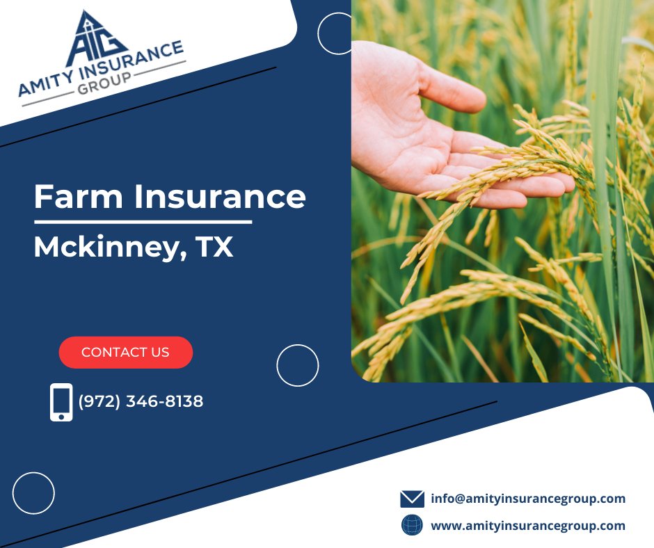 amity_insurance's tweet image. Our farm insurance policy combines various coverages into one convenient plan according to your unique needs. We ensure all-round protection for your farm with our unique farm insurance!

ow.ly/4IKS50JmUEY

#FarmInsurance #CropsInsurance #AIG #AmityInsuranceGroup