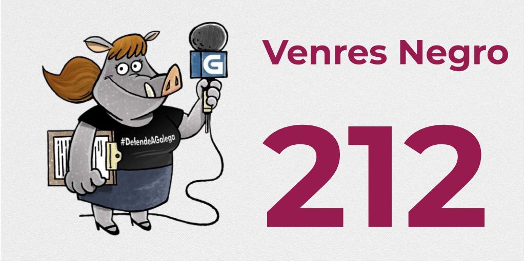 Hai 2️⃣1️⃣2️⃣ semanas que denunciamos o incumprimento da Lei de Medios, a manipulación e o desmantelamento da radio e da televisión públicas.
#ATúaTele #ATúaRadio
#VenresNegro212CRTVG
#DefendeAGalega
