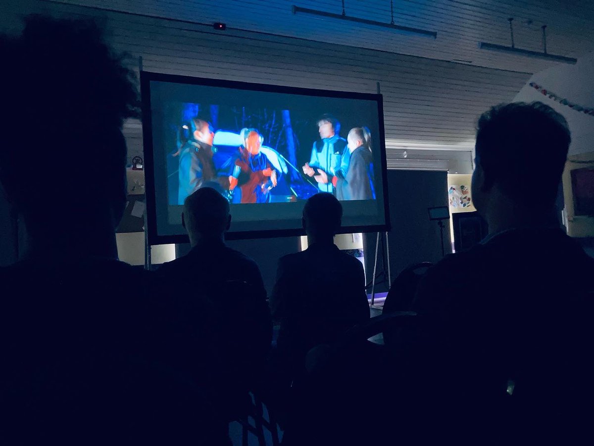 Cinematographer Julian Austwick presented the first look trailer with a few words of things to come to the  Sutton Coldfield Movie Makers  tonight. 🎬 #trailer #movie #filmmakers #Filmmaking