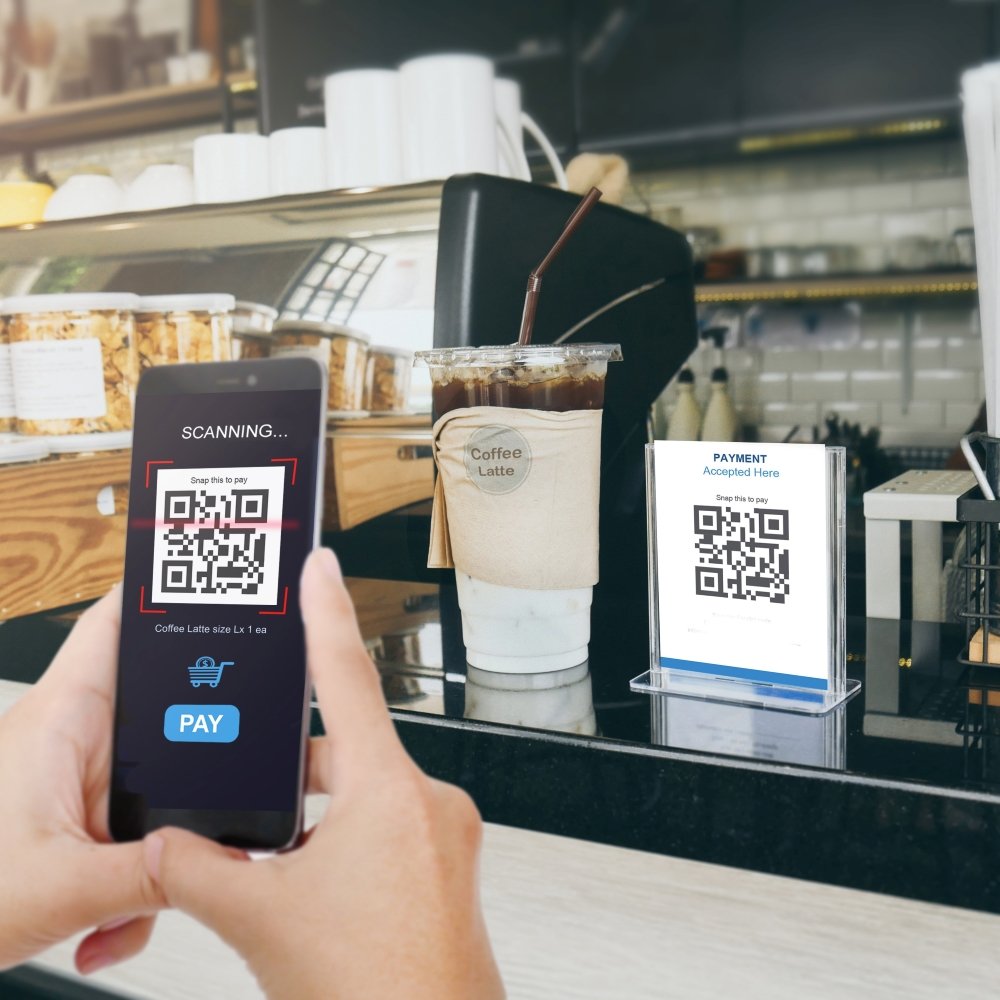 QR код в Москве в кафе