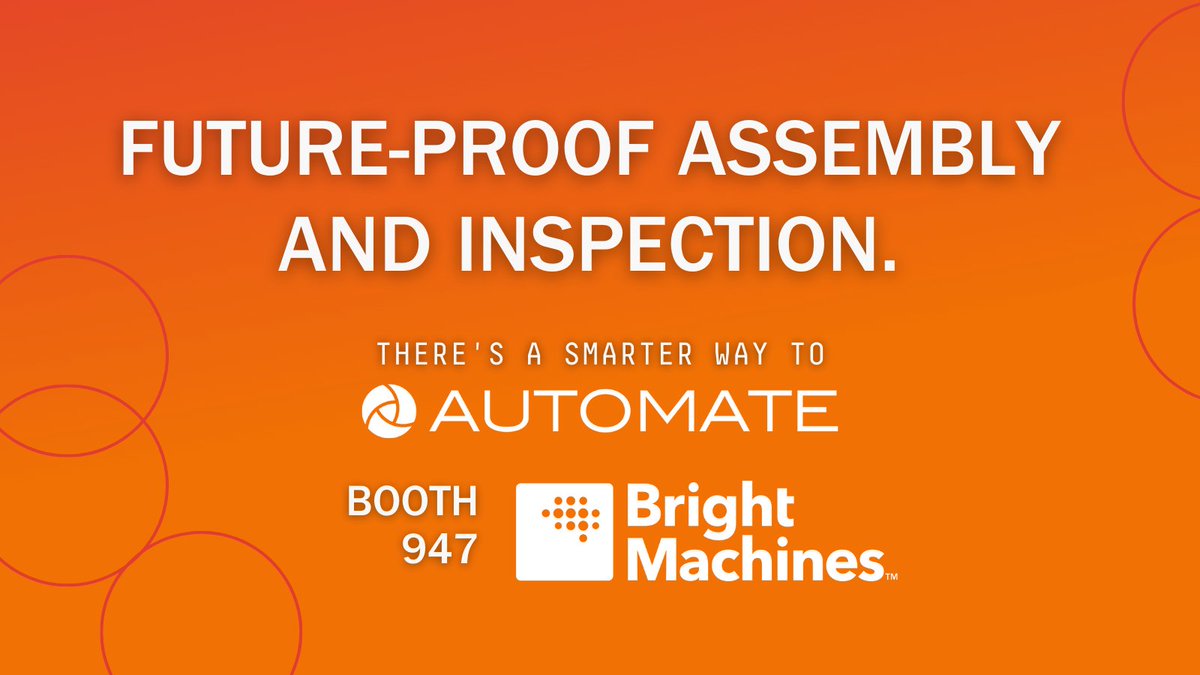 Wave goodbye to old-school ways from the @AutomateShow. #AutomateShow #AutomateConference 👋 bit.ly/3GLgE0c