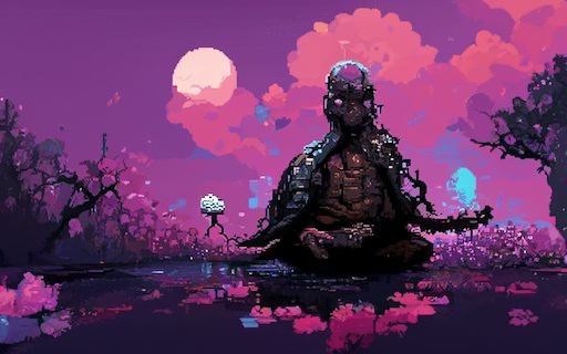ElevatedNine's tweet photo. I am well and truly #Turtled.
Here are some new #turtles with the #pixelartdiffusion notebook.
#AIart #AiArtwork #aiartcommunity #pixelart #fantasy #digitalart #nftart https://t.co/FlpGXcuIFg