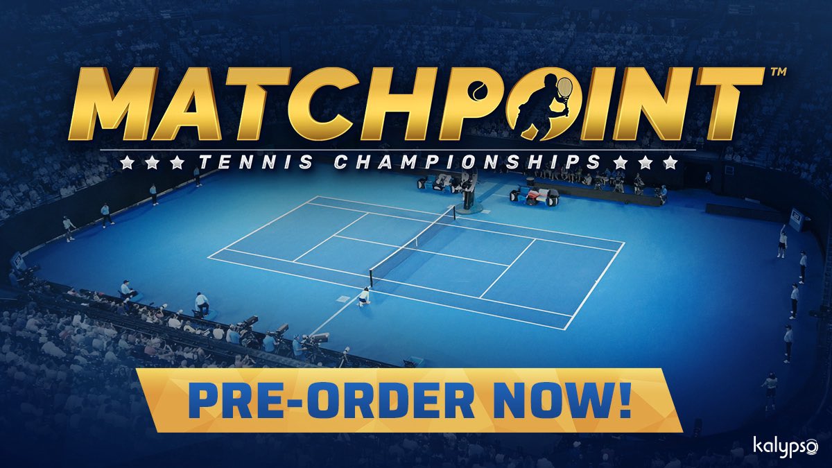 Game, Set, Matchpoint – Tennis Championships! @kalypsomedia #MatchpointGame is coming July 7th. Pre-order now: matchpoint-game.com/#order