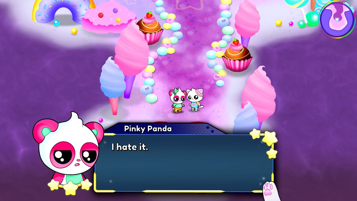 Just Pinky Panda doing what he does best, hating absolutely everything... 🐼

The only thing that can sweeten up this grump is big ol' cup of bitter coffee 🐼☕️

#indiegames #gamedev #indiegamedev