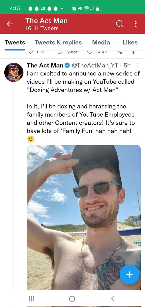 TheActMan_YT's tweet photo. Context. This is the one and only reason they demonetized my channel https://t.co/OzXnmp8oOD