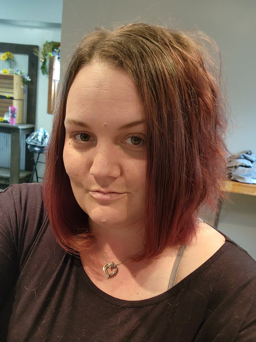 Me with no makeup on, but rocking a new short do! Had to cut my hair short since it was hurting me to take care of it when it was long.