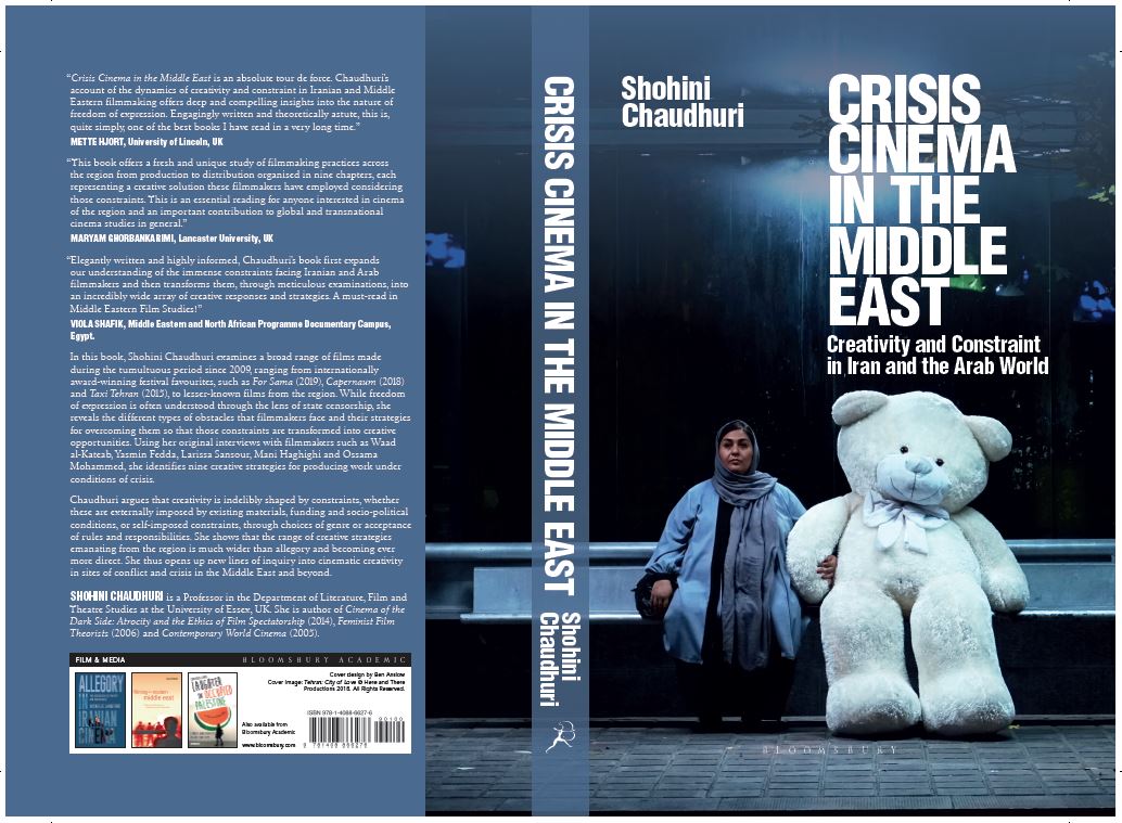The SCMS TC SIG and BAFTSS TC SIG Reading Group is meeting on Friday, June 24, 20222 at 12pm ET/11pm CT/4pm GMT to listen to <a href="/shohini2016/">Shohini Chaudhuri</a> present from her new book Crisis Cinema in the Middle East (bloomsbury.com/uk/crisis-cine…)!
Zoom Meeting ID: 815 1697 6954; Passcode: 460605