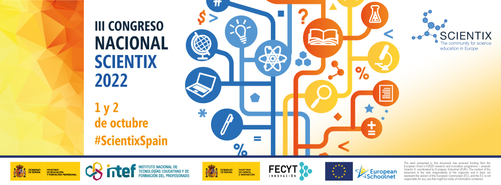 Scientix ES (@scientix_es) on Twitter photo 😍¿Te apasiona el 🌍 #STEM 🧪💻🧮?
🗣️¡No te pierdas el #IIICongresoNacionalScientix el 1 y 2 de octubre! <a href="/FECYT_Ciencia/">FECYT</a> <a href="/scientix_eu/">Scientix</a>  <a href="/educaINTEF/">Educación INTEF</a> 
🗓️🗳️: del 1⃣0⃣ al 2⃣4⃣ de junio.
🔗INFO e inscripciones➡️intef.es/Noticias/iii-c… 😍¿Te apasiona el 🌍 #STEM 🧪💻🧮?
🗣️¡No te pierdas el #IIICongresoNacionalScientix el 1 y 2 de octubre! <a href="/FECYT_Ciencia/">FECYT</a> <a href="/scientix_eu/">Scientix</a>  <a href="/educaINTEF/">Educación INTEF</a> 
🗓️🗳️: del 1⃣0⃣ al 2⃣4⃣ de junio.
🔗INFO e inscripciones➡️intef.es/Noticias/iii-c…