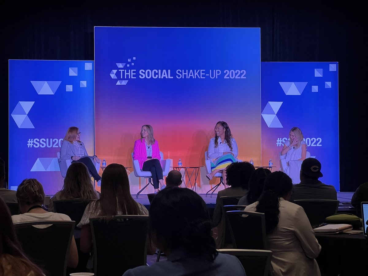 To tell a brand’s story, you have to go beyond the “parts”, beyond the product &amp; focus on what’s relatable. Great panel at the <a href="/social_shakeup/">The Social Shake-Up</a>! #SSU2022