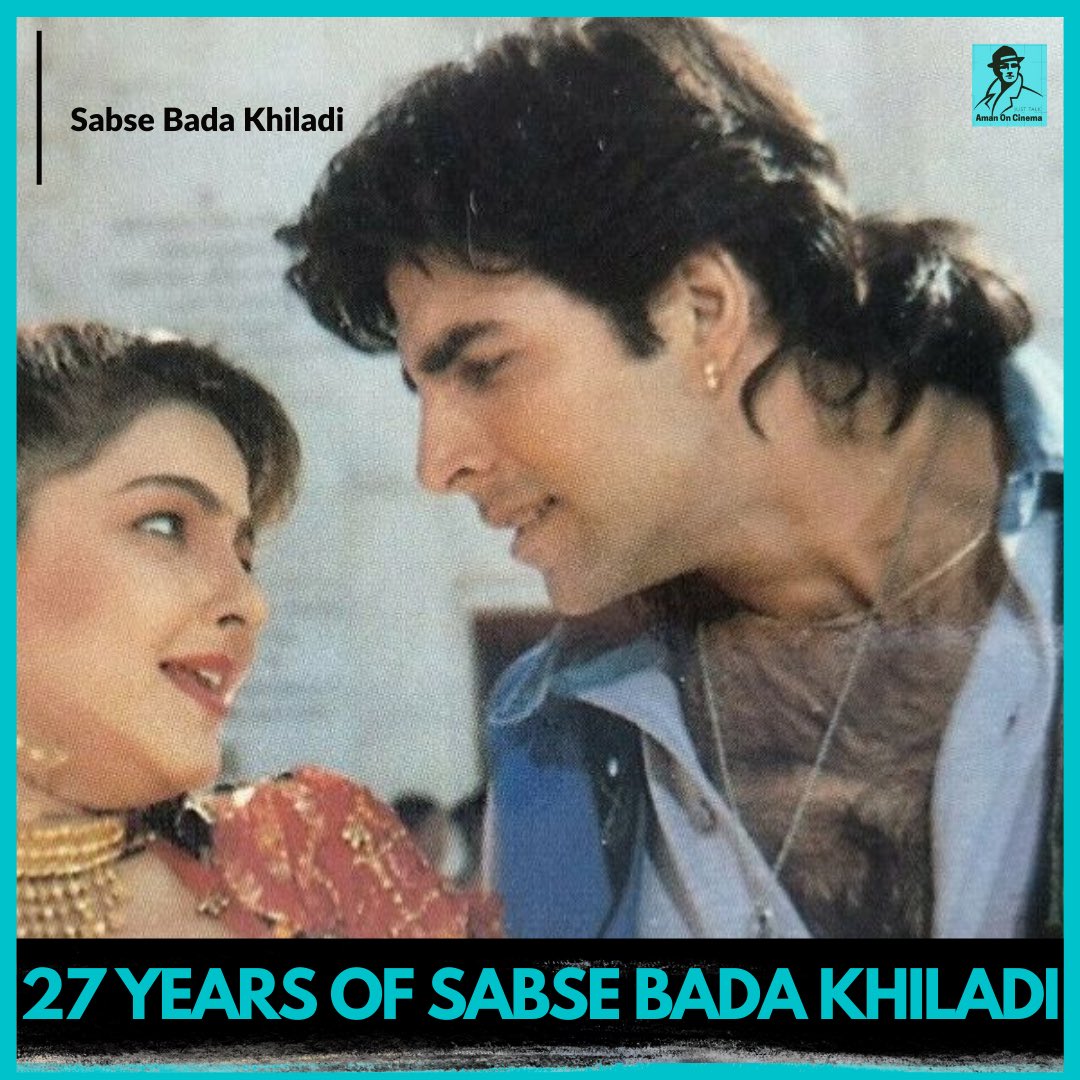 #27YearsOfSabseBadaKhiladi 9Jun1995
#AkshayKumar #MamtaKulkarni #GulshanGrover #SadashivAmrapurkar #MohnishBahl #DinaPathak

#DevKohli 
#RajeshRoshan

#UmeshMehra @akshaykumar #Bollywood