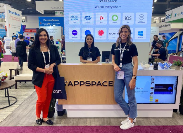 ESI_hcm's tweet photo. Come meet Maylin Tovar from our #eESIHouston team at InfoComm Show! Tons of new discoveries and connections with great companies and people like @cyviz, @appspace, @blackbox_ns, @rAVePubs, and several more! InfoComm2022 is off to a great start!

#infocomm22 #eESI #Networking #PEO https://t.co/9KIetY62Ss