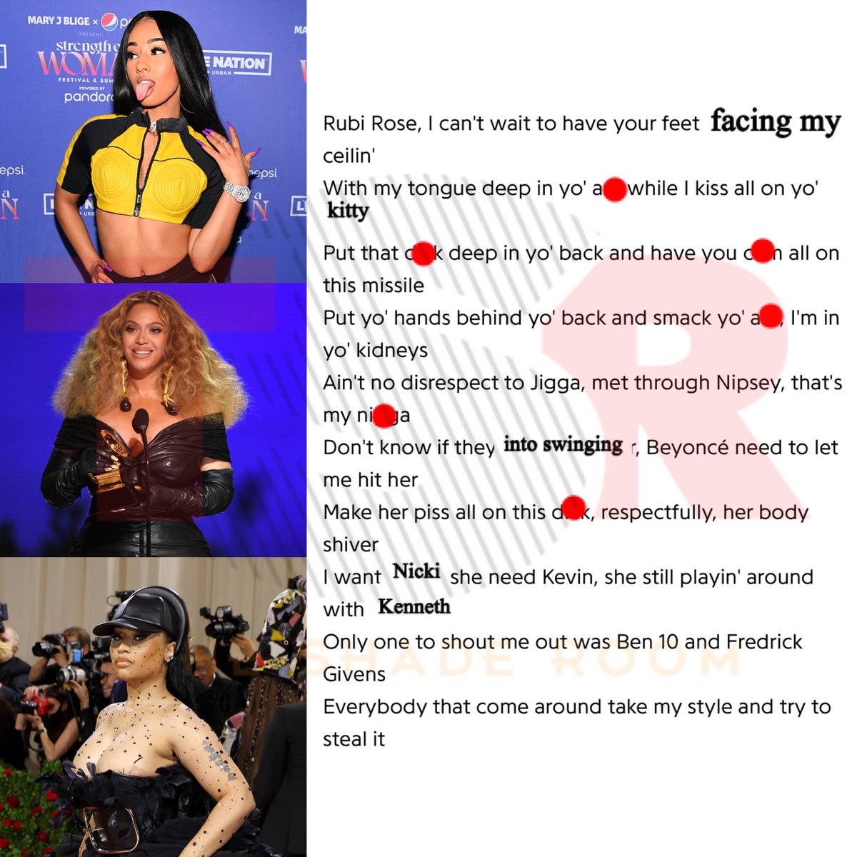 TheShadeRoom on Twitter "Oop! Looks like Rubi Rose didn't mind Kevin